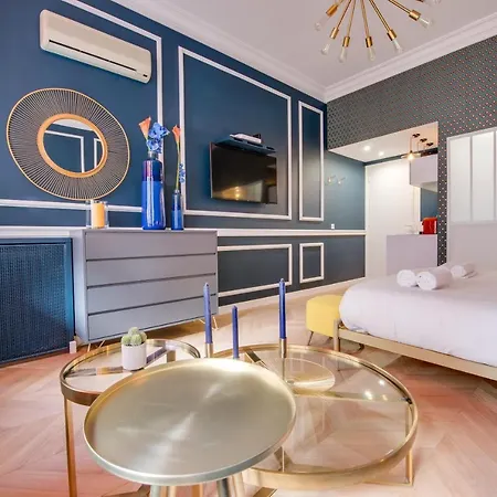 The Champs Elysees Blue Paris